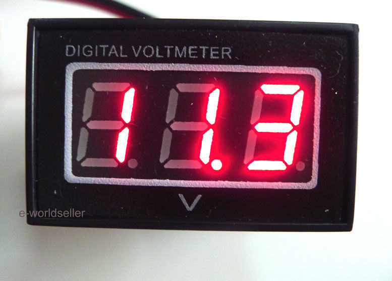 waterproof voltmeter