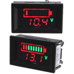 LED Voltmeter with battery status indicator review and manual