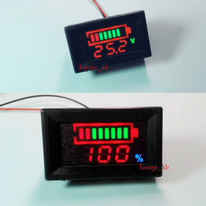 voltmeter with percentage