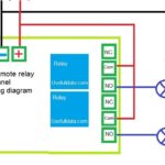 12 DC 2 channel remote relay diagram schematic