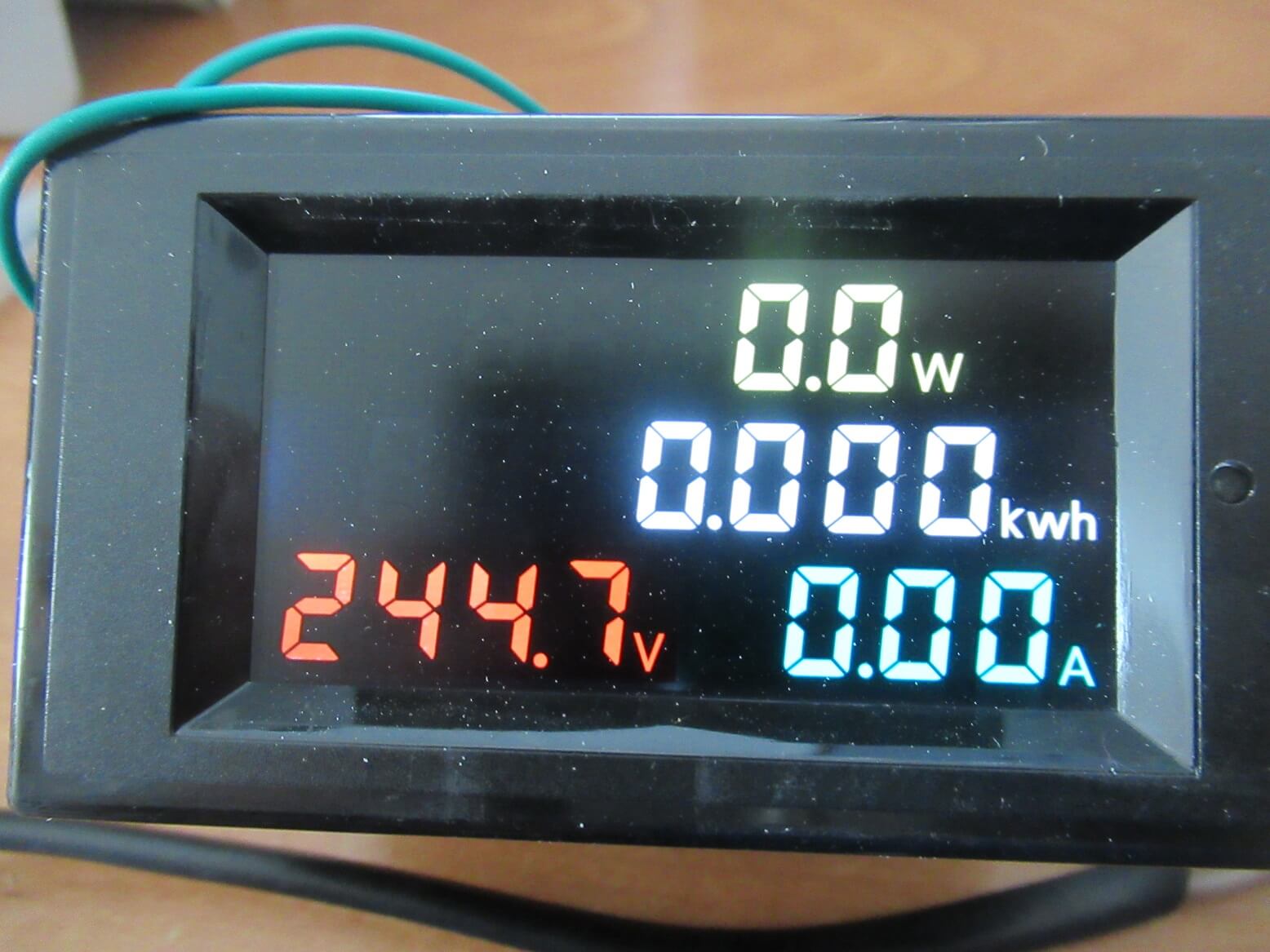 D69-2049  AC Color display Voltmeter Ammeter with Wattmeter and Energy meter with 100A CT
