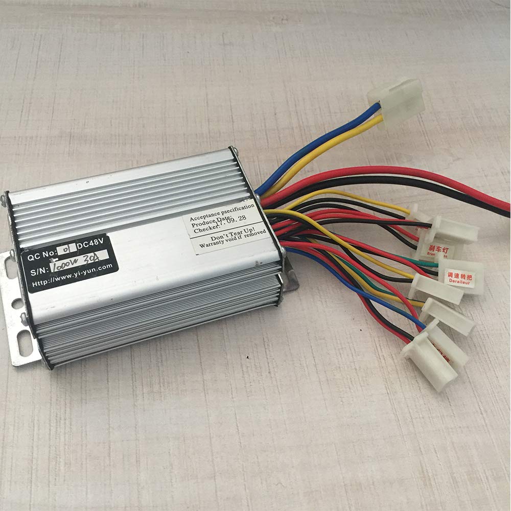 thumbnail image 2 of 48V 1000W Brush Motor Speed Controller With Throttle Grip For E-Bike ATV Scooter 2 of 4