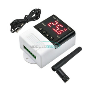 Moniel DTC1200 Intellligent Temperature Controller LED Digital Thermostat Thermometer Temperature Sensor Cooling Heating 