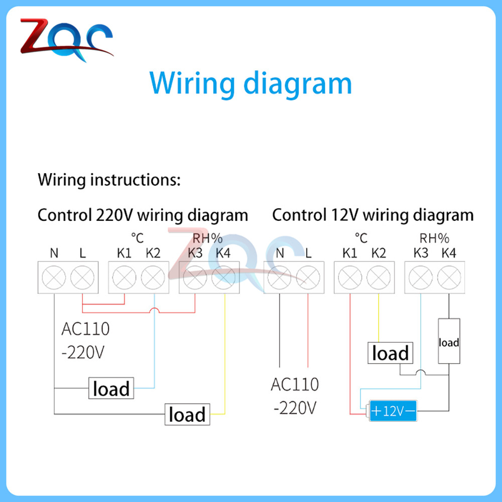 Digital thermostat stc-1000 (wilhi) diagram schematic , manual